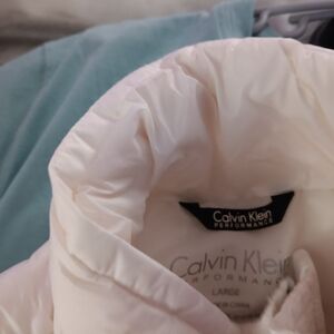 Calvin Klein White Blazer Textured Suit Jacket